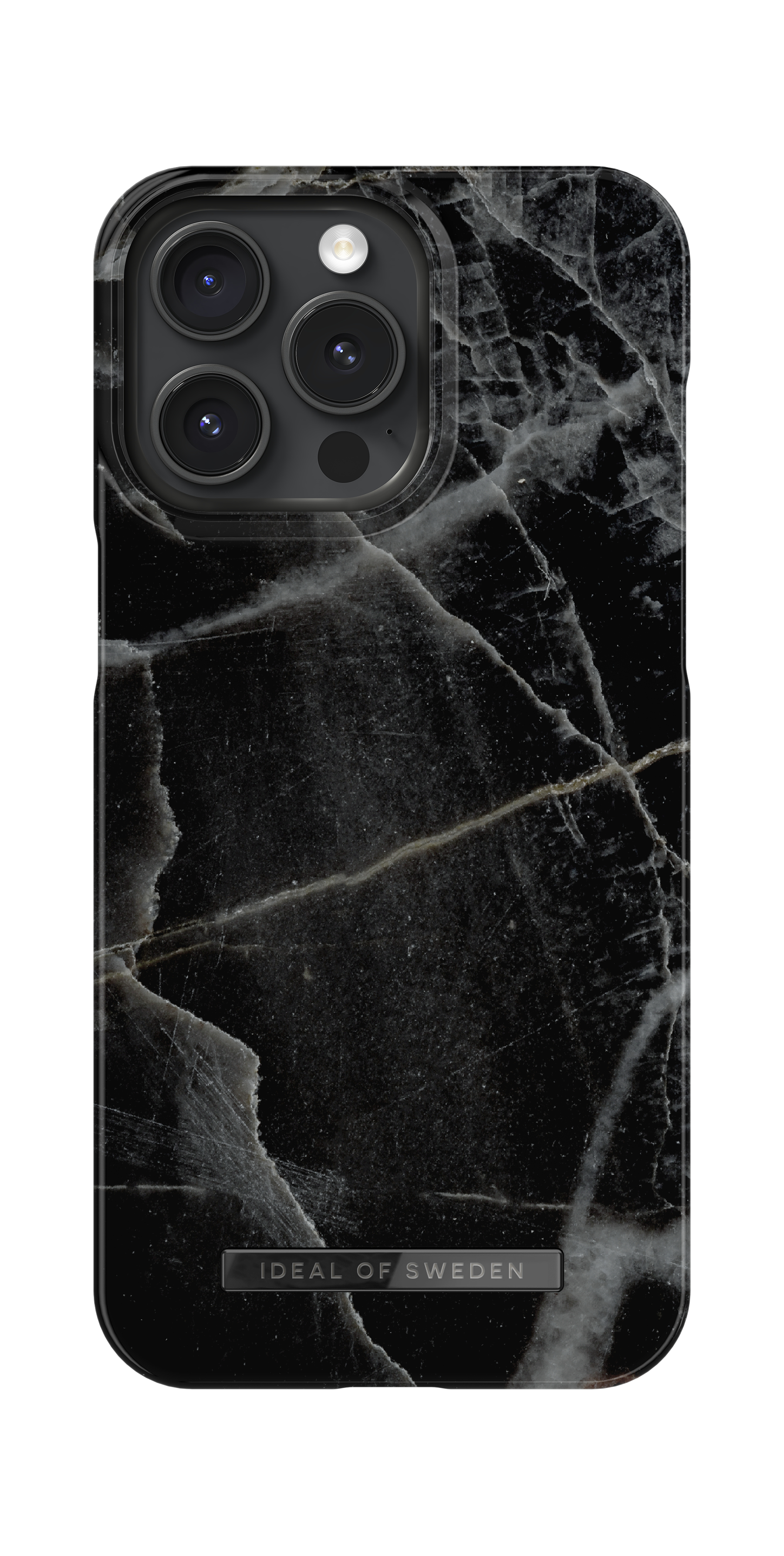 iDeal of Sweden Printed Case MagSafe iPhone 15 Pro Max Black Thunder Marble – image 1
