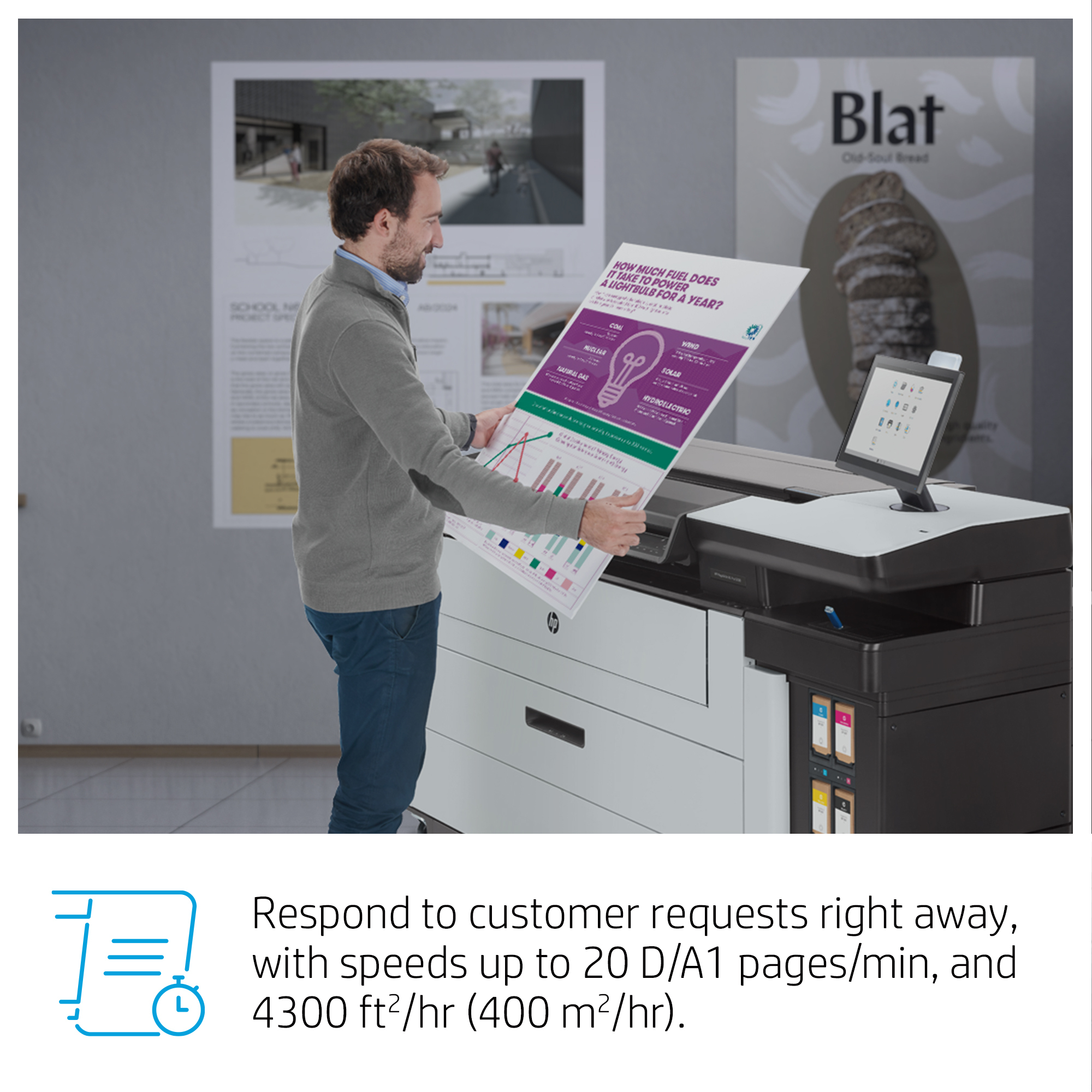 HP PageWide XL Pro 5200 MFP Printer – image 9