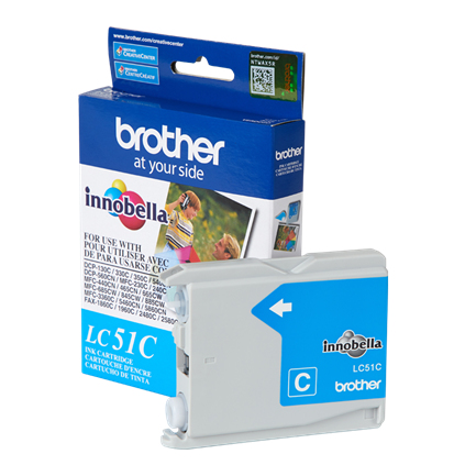 Brother LC51C ink cartridge 1 pc(s) Original Standard Yield Cyan – image 2
