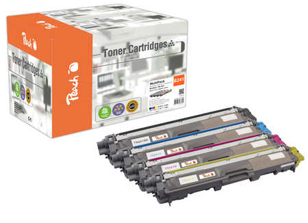 Peach PT852 toner cartridge 4 pc(s) Compatible Black, Cyan, Magenta, Yellow