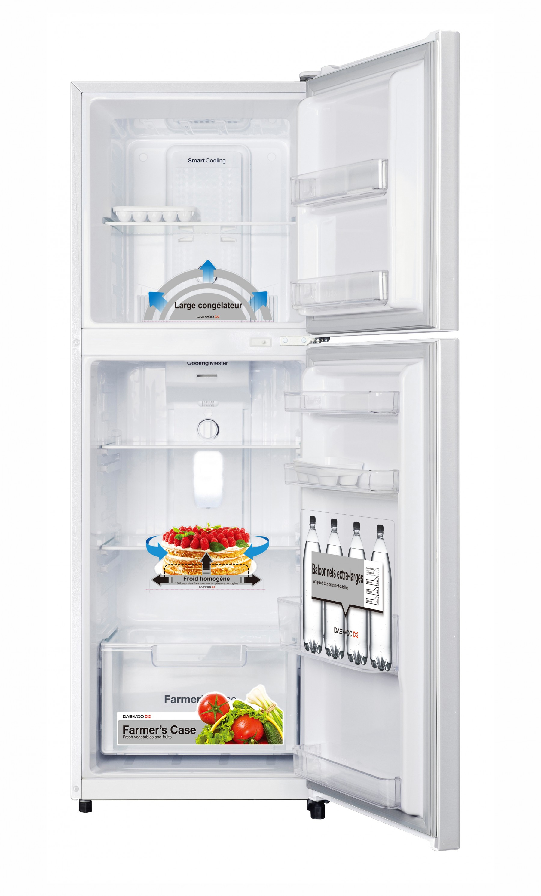 Daewoo FN-296 fridge-freezer Freestanding – image 3