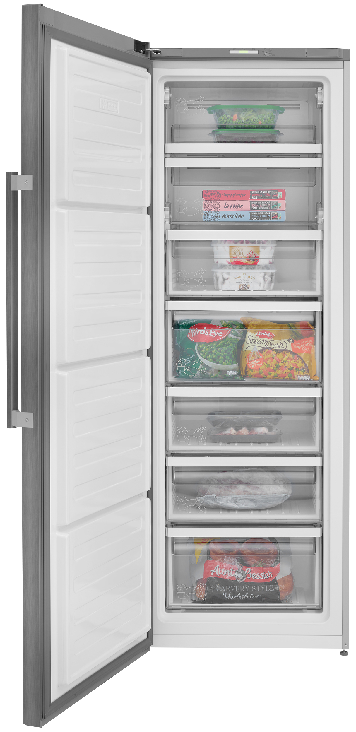 Grundig GSL3671N Tall Larder Fridge with wine rack – image 3