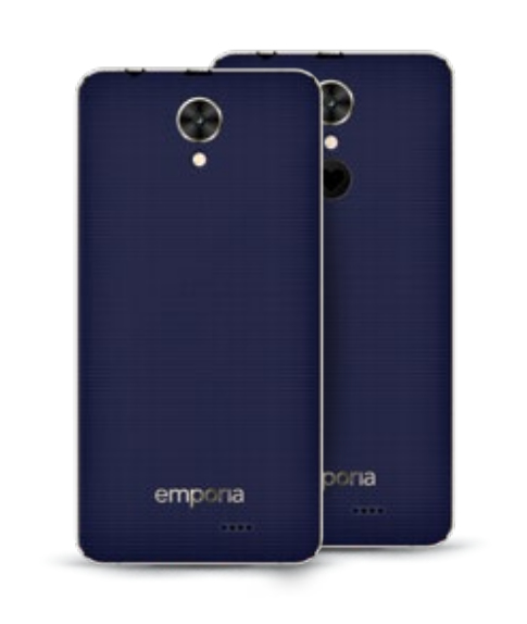 Emporia SMART.2 12.7 cm (5") Single SIM Android 6.0 4G Micro-USB 2 GB 16 GB 2400 mAh Black, Blue