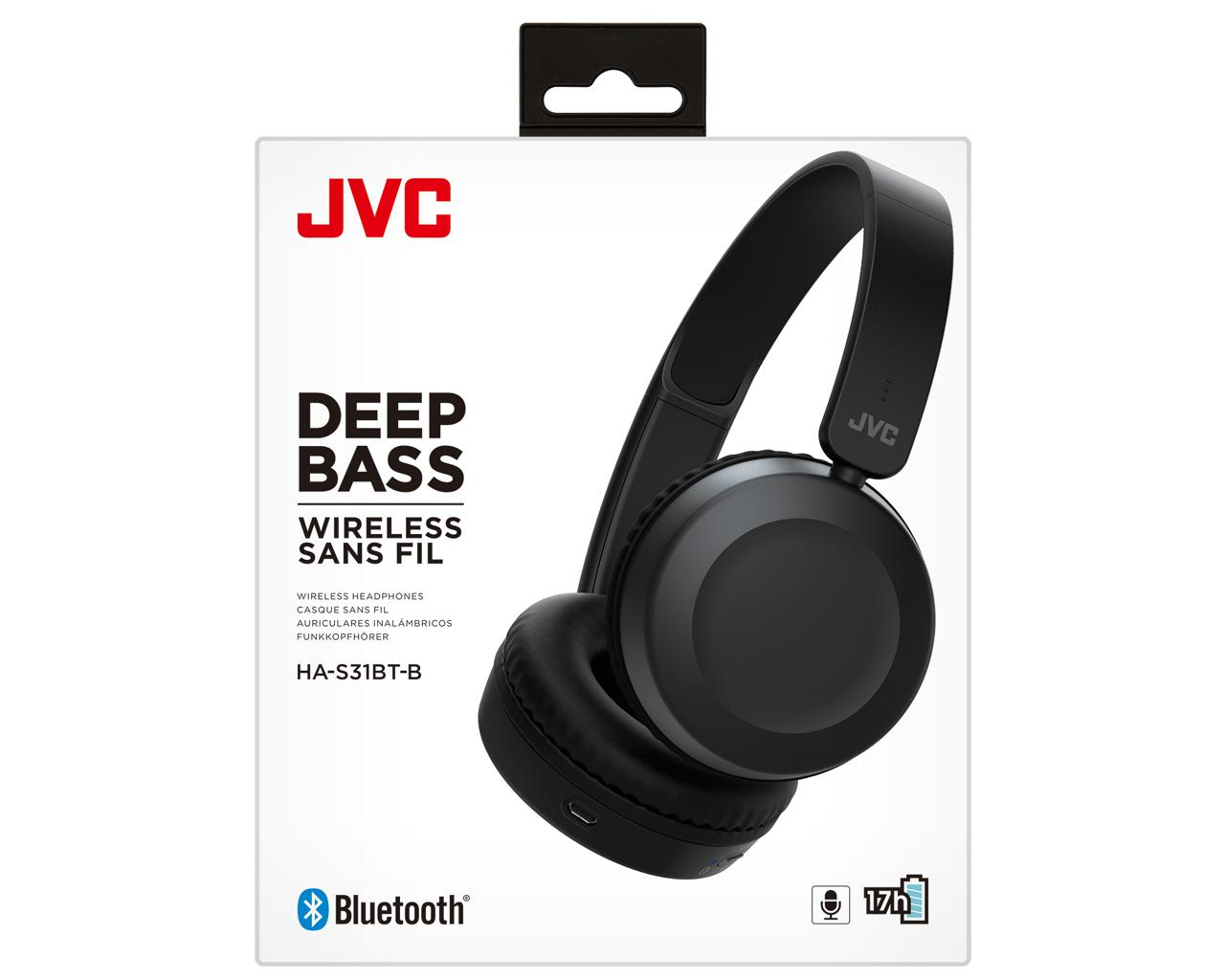 JVC HA-S31BT-B headphones/headset Wireless Head-band Calls/Music Bluetooth Black – image 3
