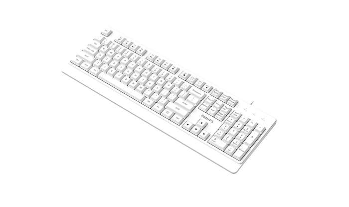 Philips 2000 series SPK6247W/93 keyboard Office USB QWERTY English White – image 2