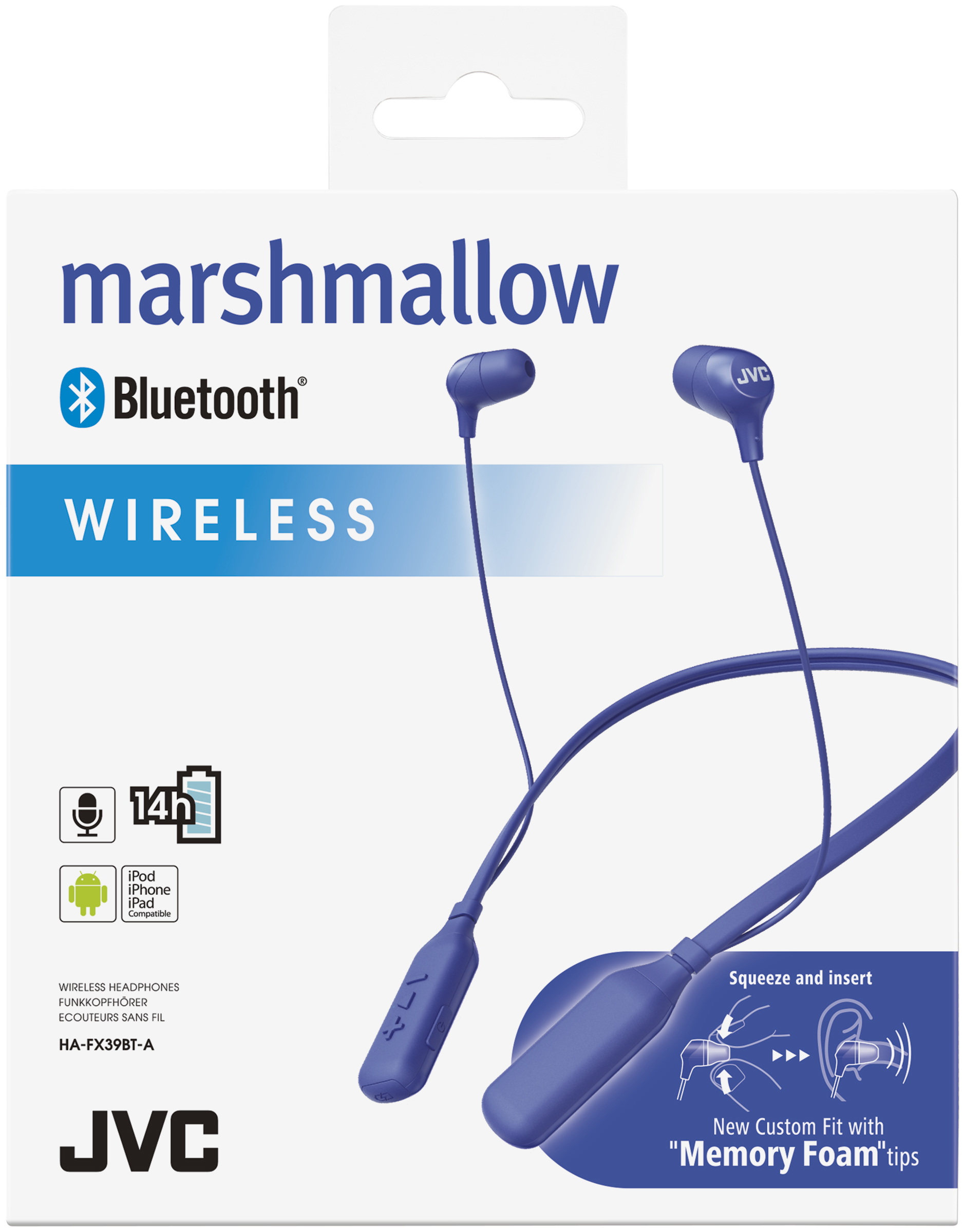 JVC HA-FX39BT-A-E Wireless neckband headphones – image 2