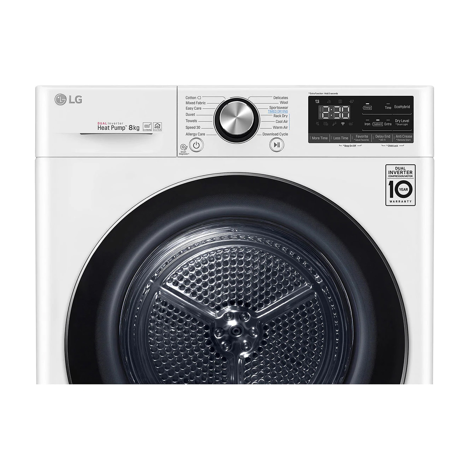 LG RC80V9AV3W tumble dryer Freestanding Front-load – image 6
