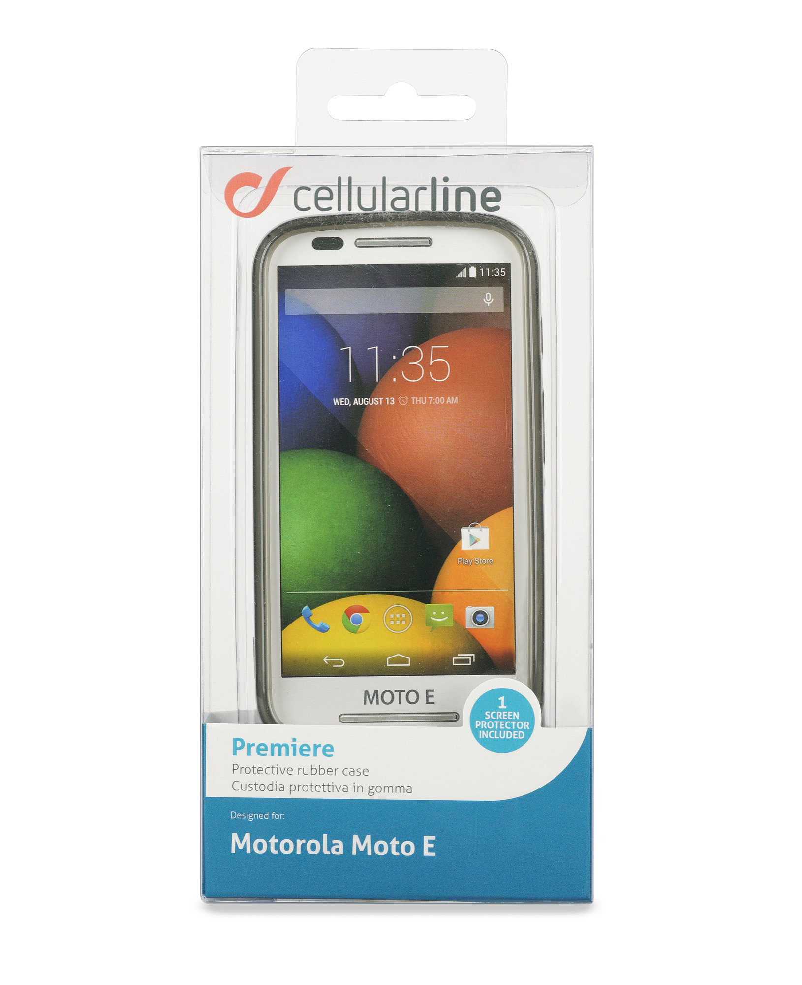 Cellularline Premiere Moto E- Transparent – image 1
