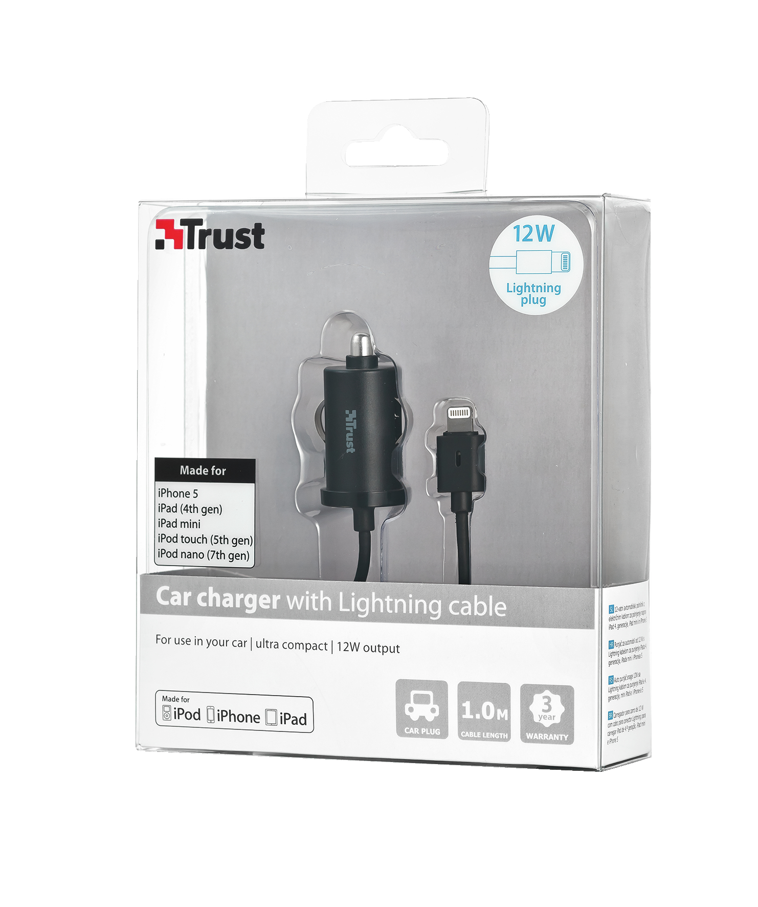 Trust Car Charger with Lightning cable – image 2