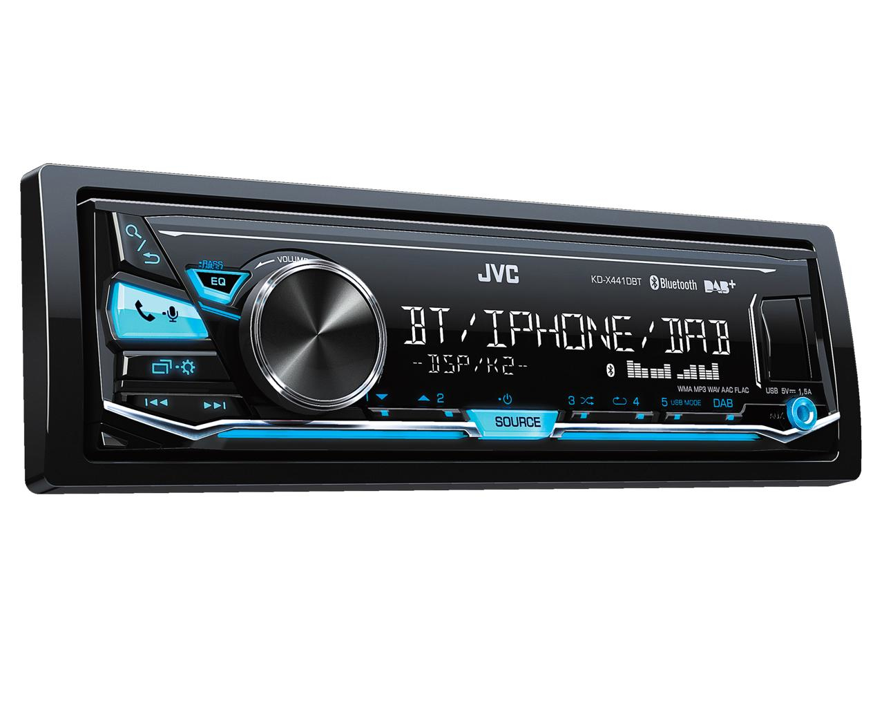 JVC KD-X441DBT car media receiver Black Bluetooth – image 5