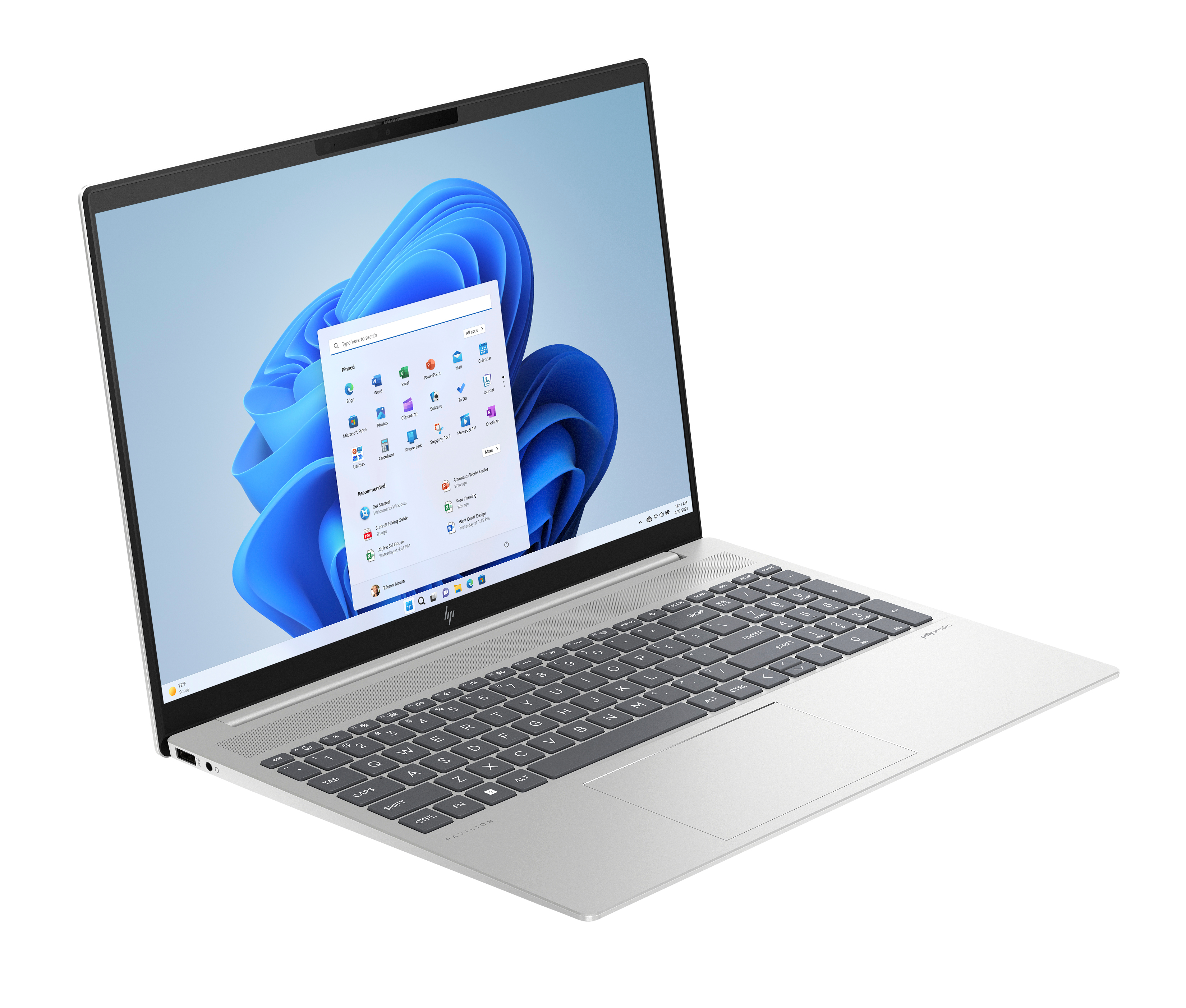 HP - Portátil HP Pavilion Plus 16-ab1000ns, Intel Core Ultra 7-155H EVO, 32GB, 1TB SSD, Nvidia GeForce RTX 4050 6GB, 16', W11. - imagen 3