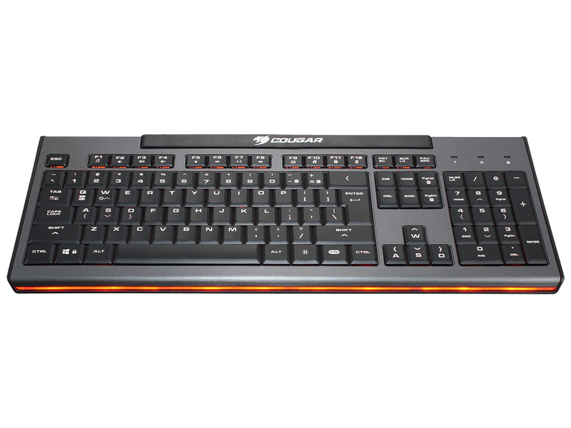 COUGAR 200K keyboard Gaming USB QWERTZ German Black – image 3