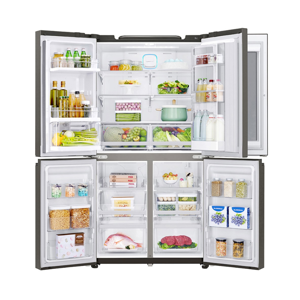 LG GR-Q31FMKHL.ASBPLTK side-by-side refrigerator Freestanding Metallic – image 5