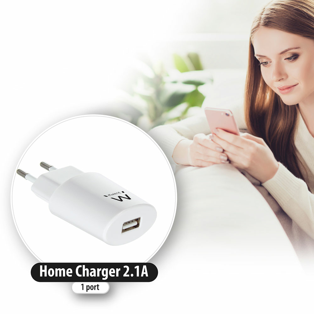 Ewent EW1264 mobile device charger Universal White AC Indoor – image 4
