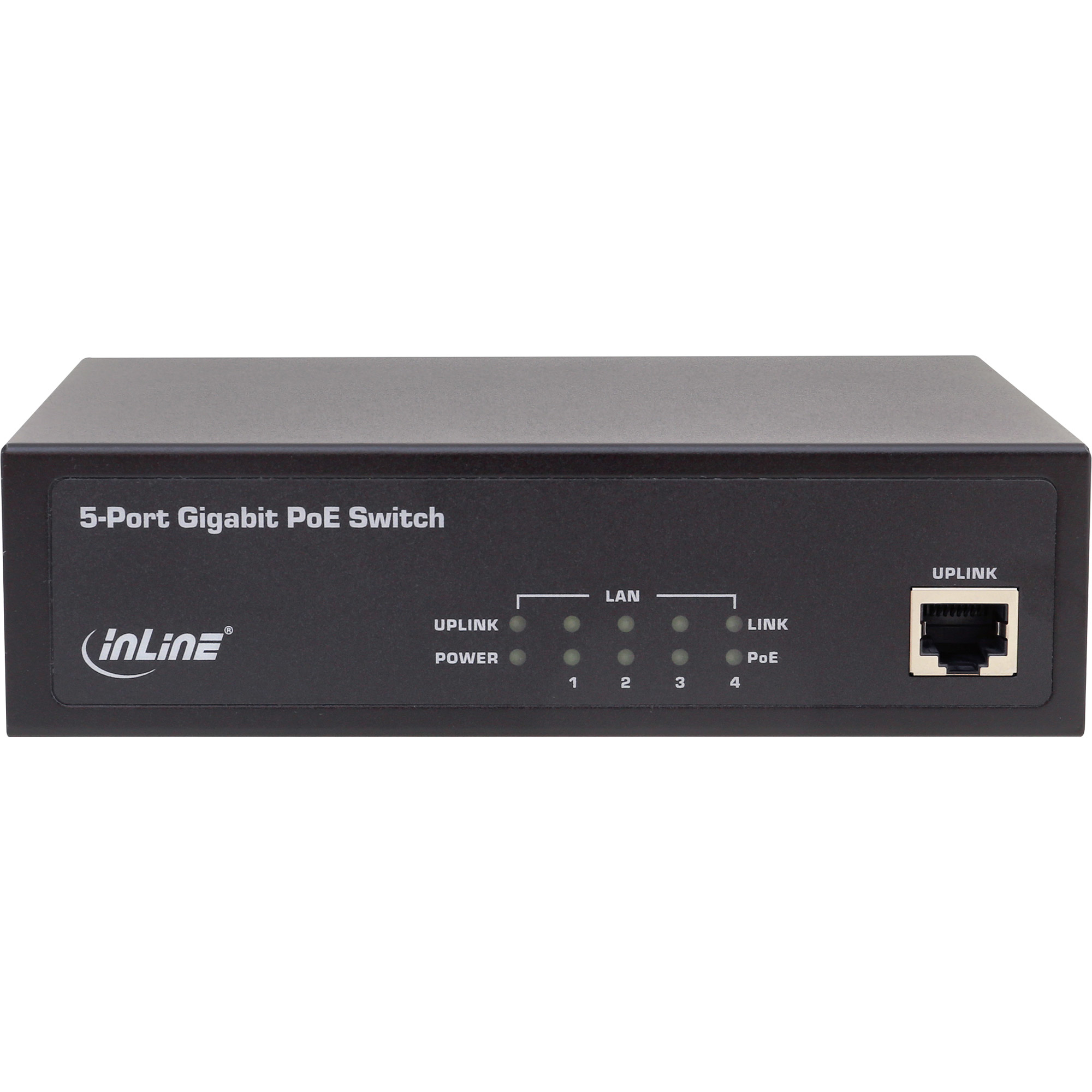 InLine PoE+ Gigabit Network Switch 5 Port (4x PoE+) – image 2