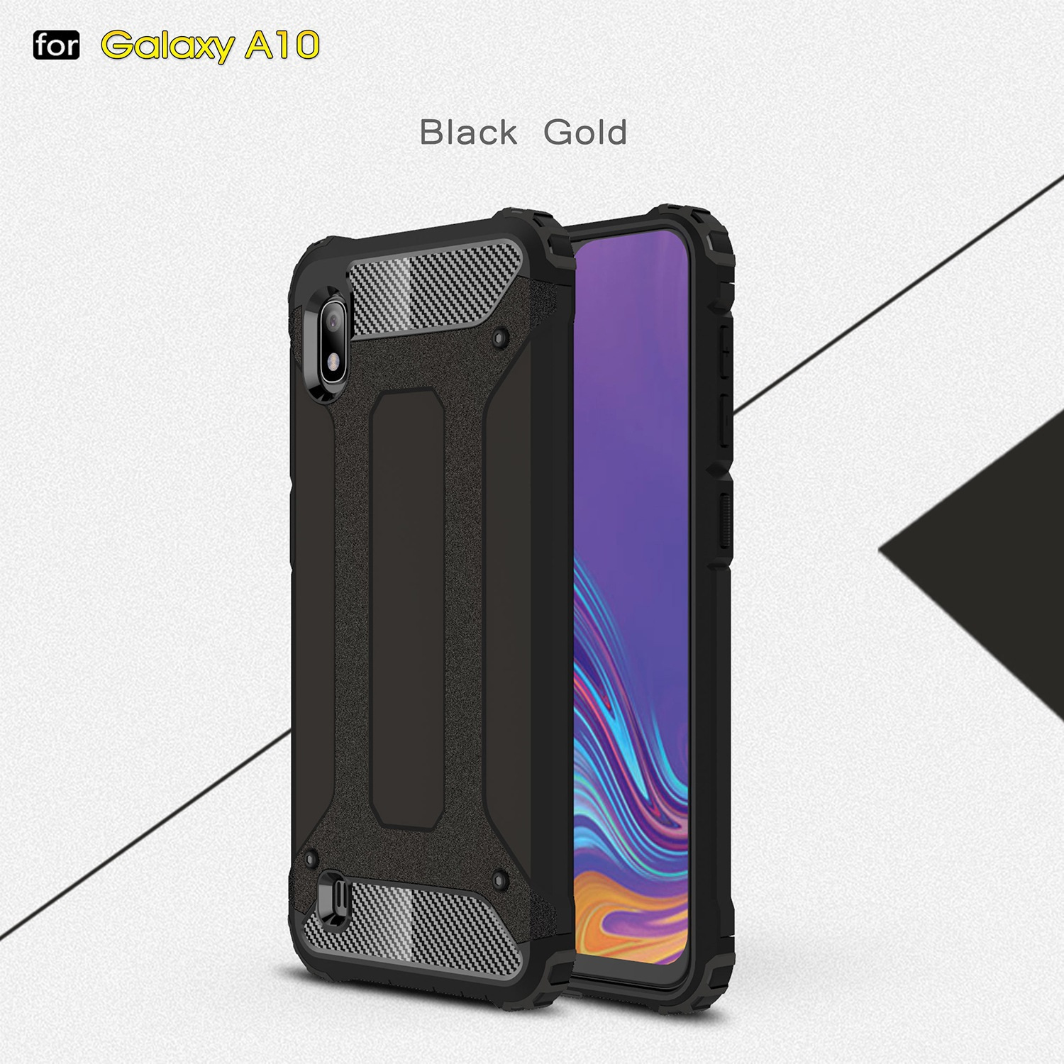 CoreParts MOBX-COVER-A10-STYLE1 mobile phone case Skin case Black