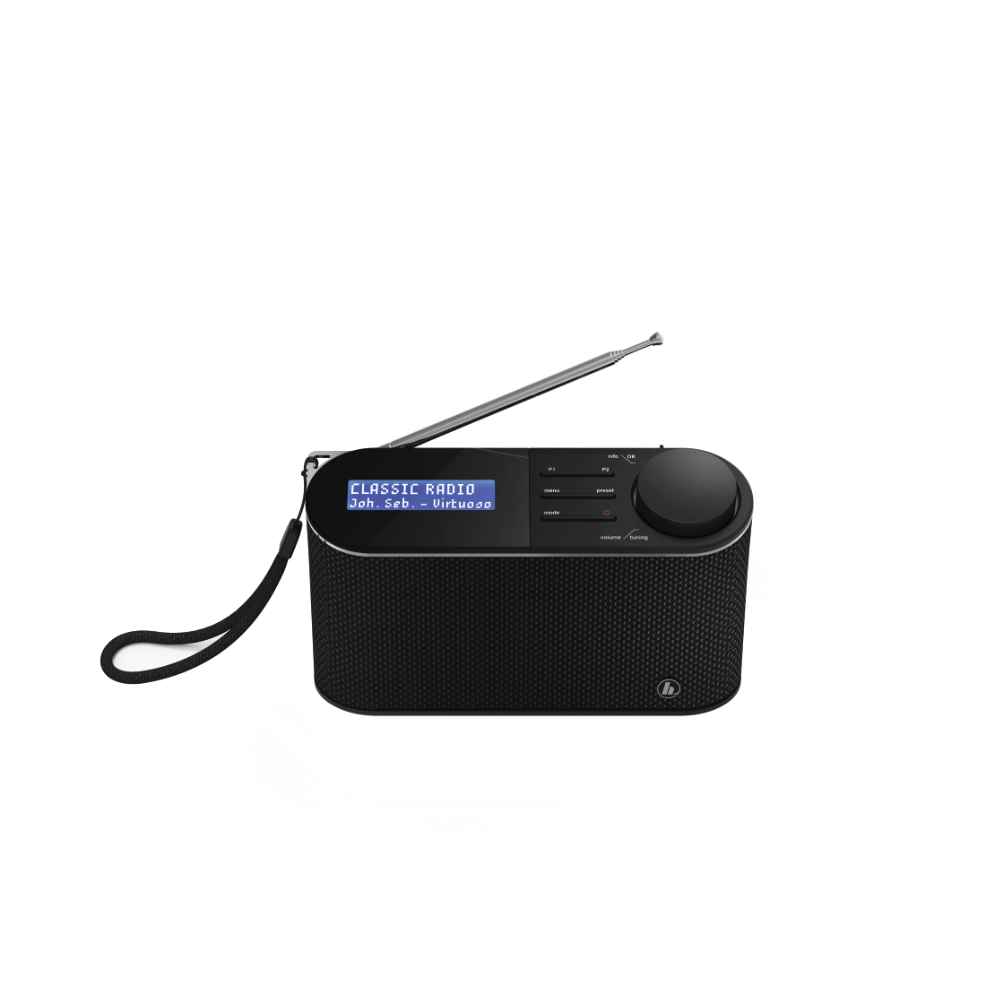 Hama DR15 Portable Analog & digital Black – image 1