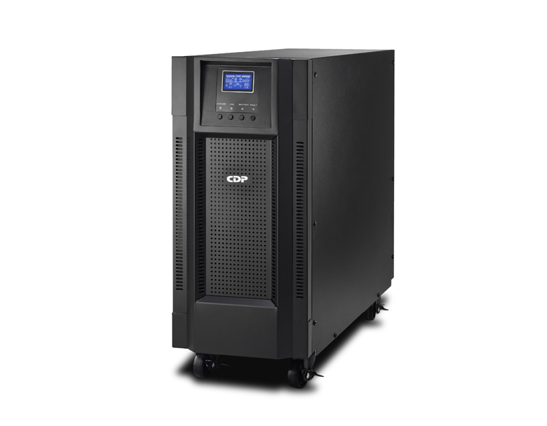 CDP UPO22-6AX 6KVA/6KW PF 1.0, Online UPS Tower, isolation transformer 220/240 to 208 Vac Input 220-240V AC, output split 110/115/120V and 220/230/240V LCD UL, – image 1