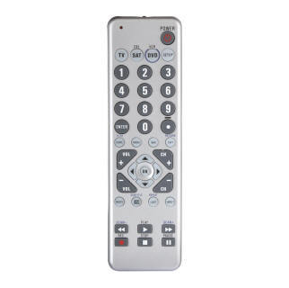 Zenith ZC300 remote control IR Wireless DVD/Blu-ray, SAT, TV Press buttons