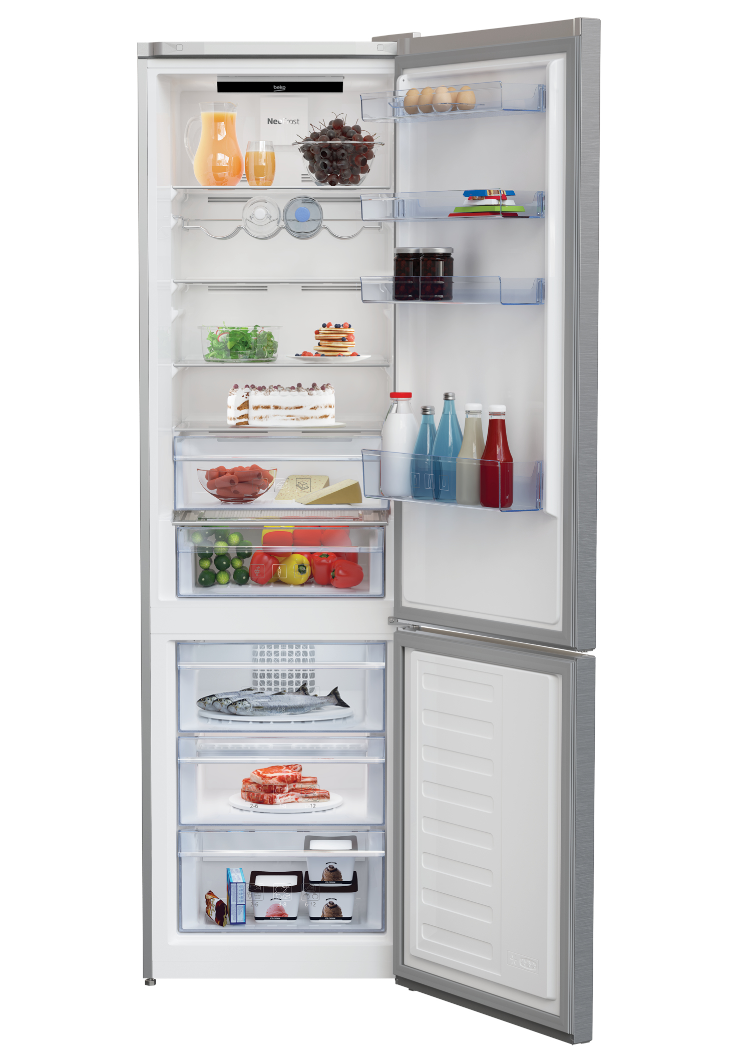 Beko MCNA406E30ZXB fridge-freezer Freestanding – image 3