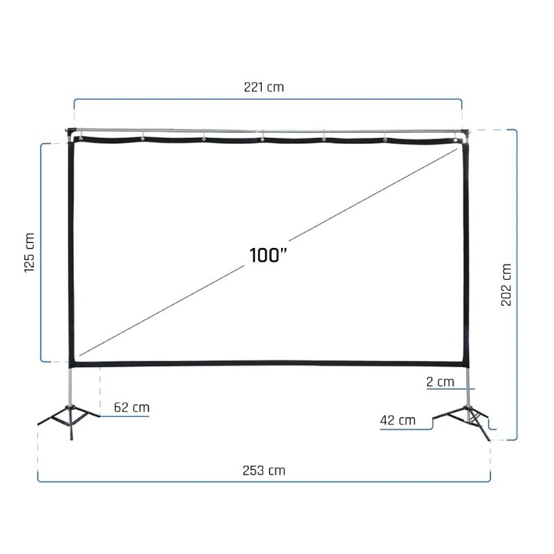 iggual IGG317402 projection screen 2.54 m (100") 16:9 – image 4