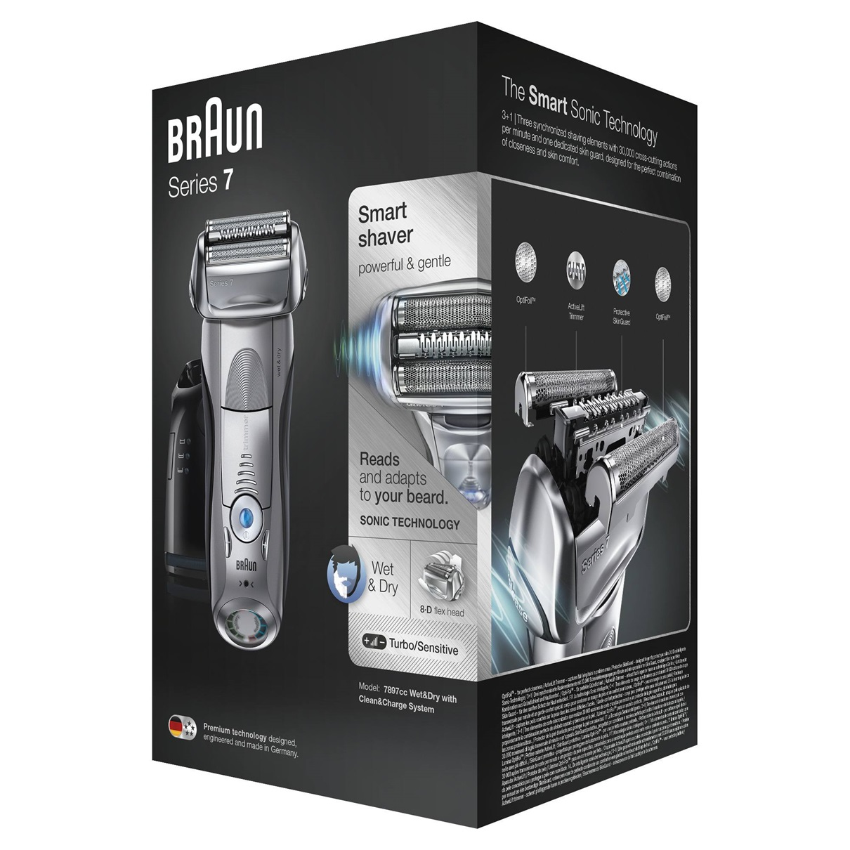 Braun 7897CC men's shaver Foil shaver Trimmer Silver – image 4