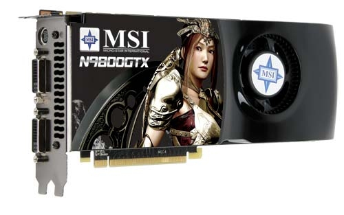 MSI V801-446R graphics card GeForce 9800 GTX GDDR3