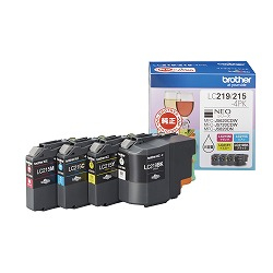 Brother LC219/215-4PK ink cartridge Original Black, Cyan, Magenta, Yellow