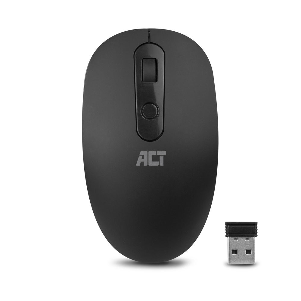 ACT Wireless Mouse 1200 DPI, eco-friendly, made from recycled materials – image 1