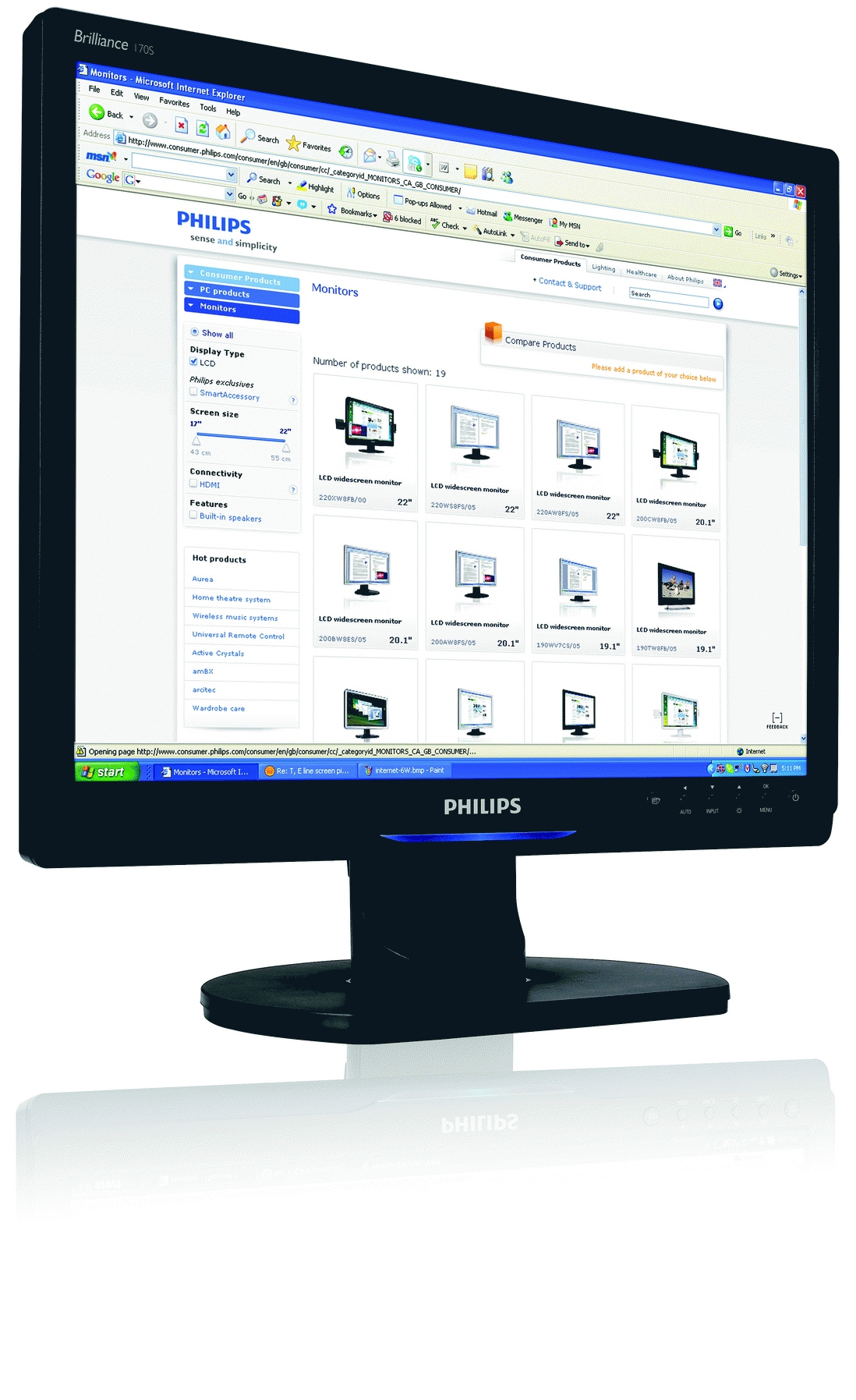 Philips Brilliance LCD monitor 170S9FB/00
