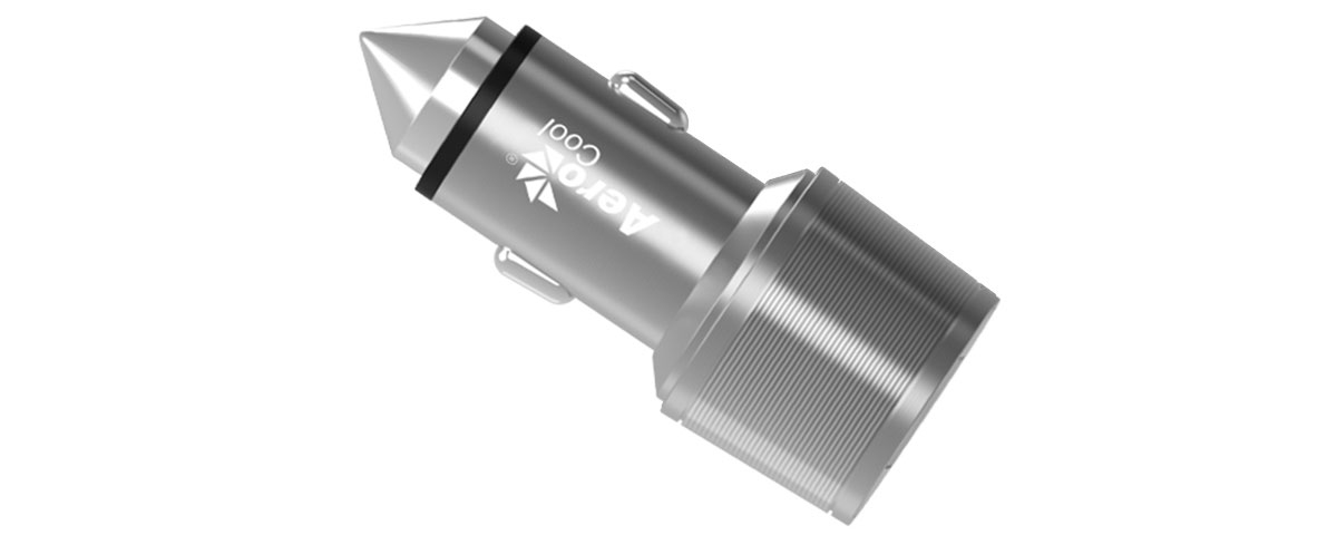Aerocool ACAC-RC2002A-31 mobile device charger Smartphone, Tablet Aluminium Cigar lighter Auto – image 1