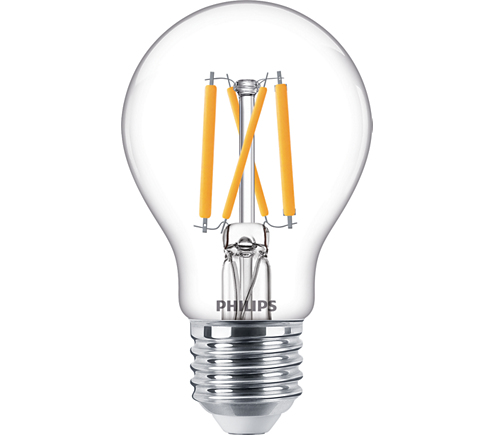Philips Classic CLA LEDBulb DT 5-40W E27 CRI90 A60 CL energy-saving lamp Теплое свечение 2700 K 5 W