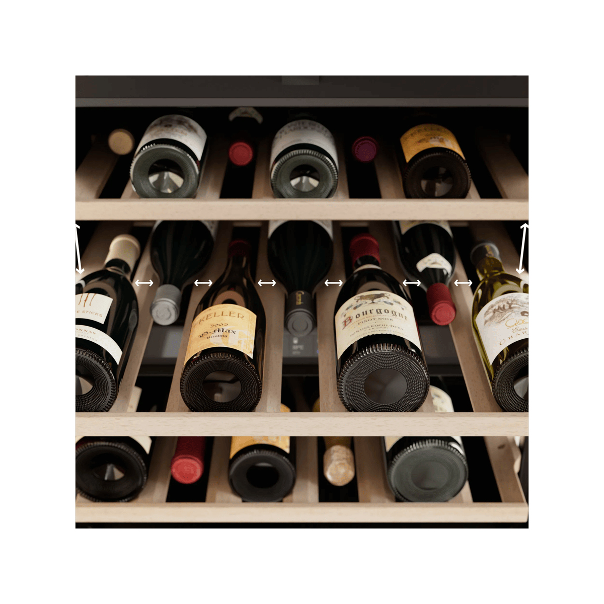 AEG AWCD280B6B Built-in Black 26 bottle(s) – image 7