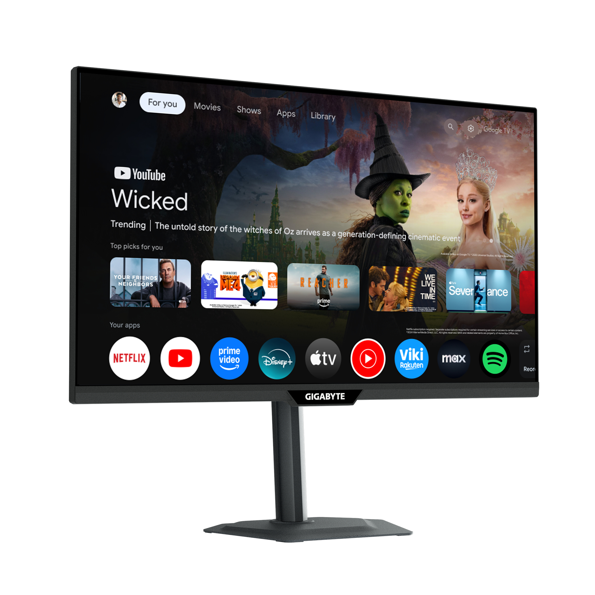 GIGABYTE M27QS 27" 2K QHD Smart Monitor – image 2