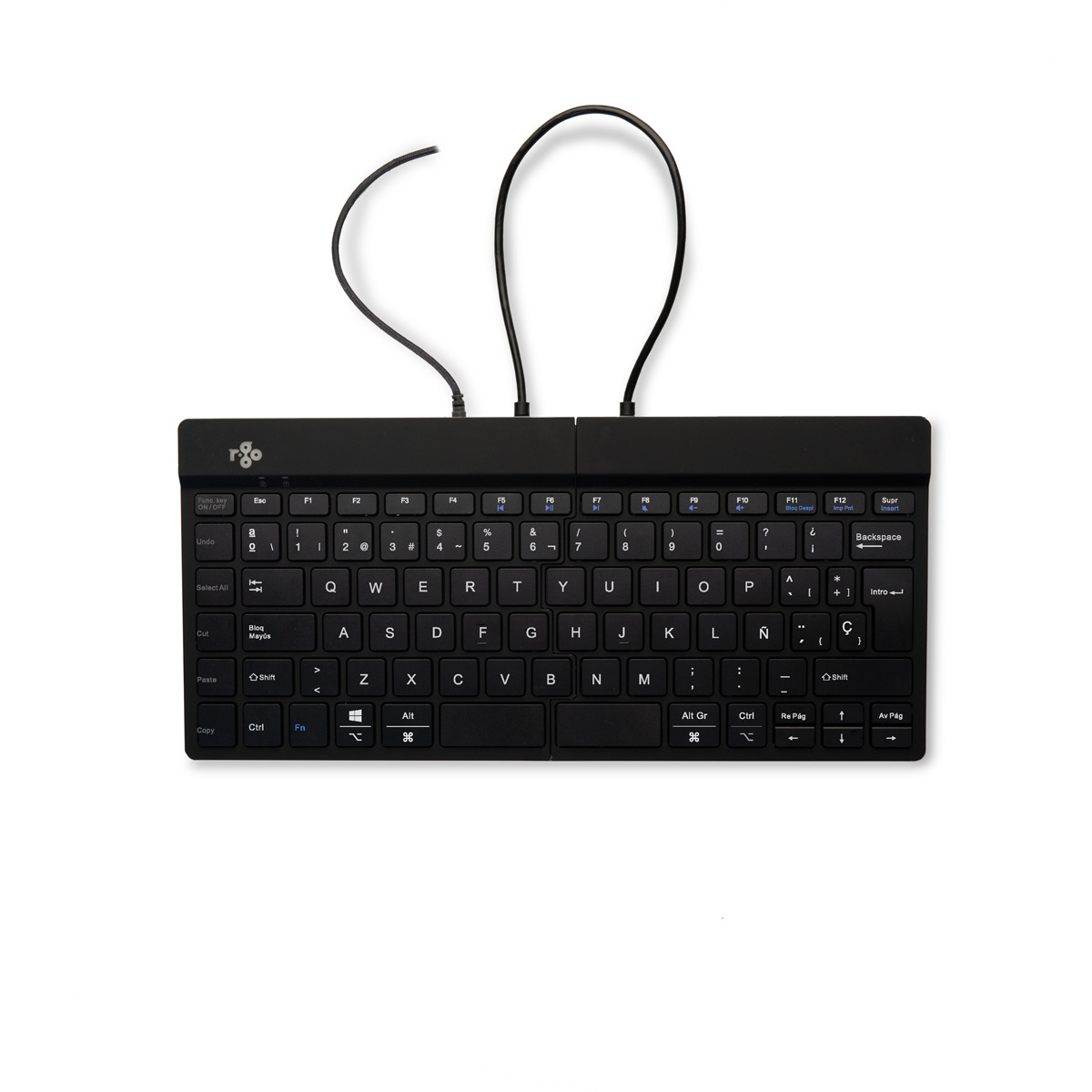 R-Go Tools Ergonomic keyboard R-Go Split Break v2 with break software, ergonomic split keyboard, QWERTY (ES), Wired, black – image 2