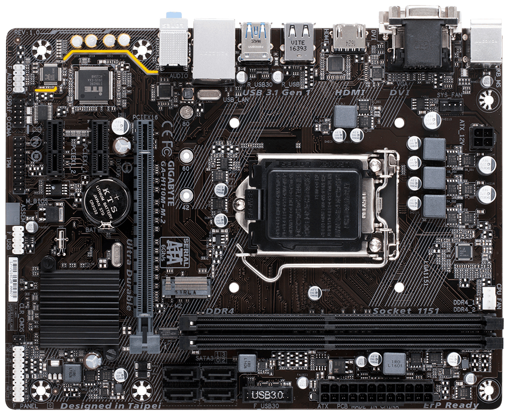 GIGABYTE GA-H110M-M.2 (rev. 1.0) – image 2
