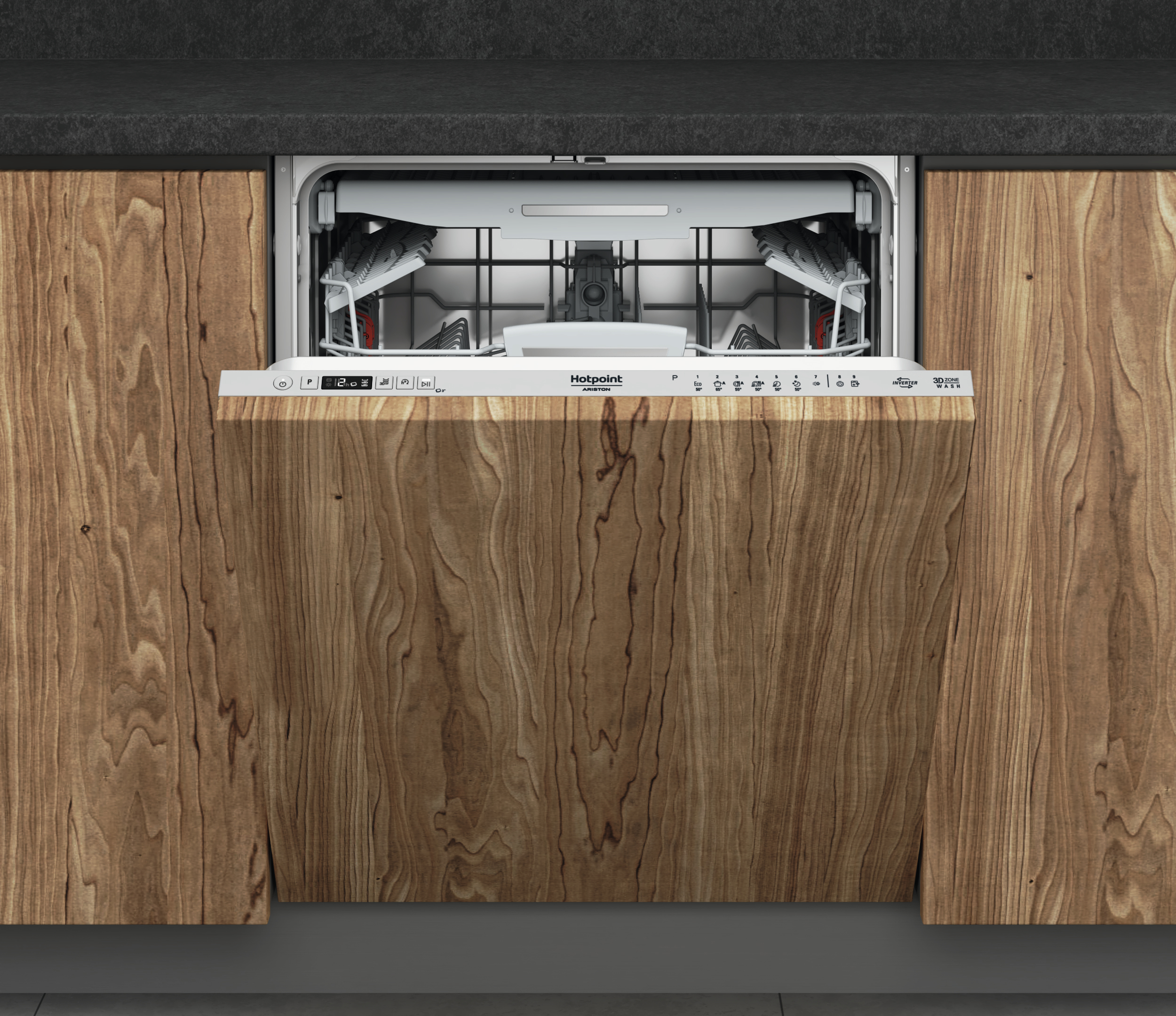 Hotpoint HIC 3O33 WF — vue 1 sur 8
