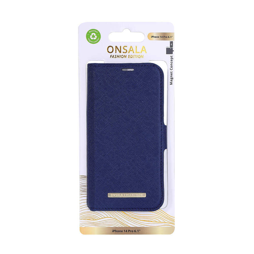 Onsala Wallet Case Navy Blue - iPhone 14 Pro – image 2