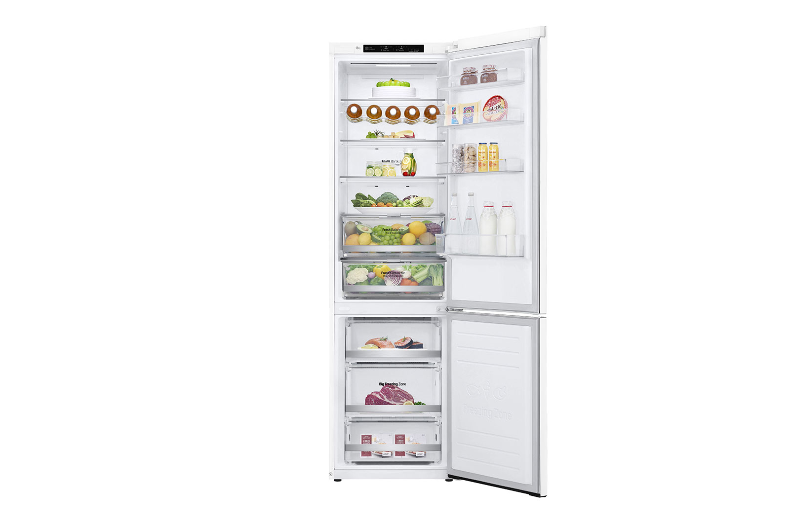 LG GBB72SWEFN fridge-freezer Freestanding – image 2