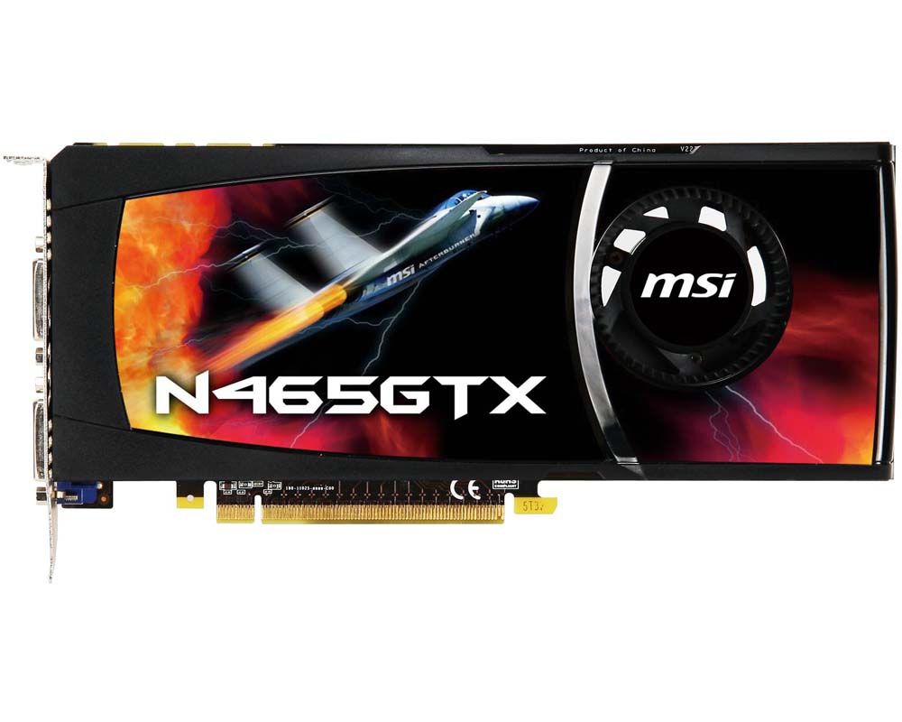 MSI N465GTX-M2D1G graphics card NVIDIA GeForce GTX 465 – image 3