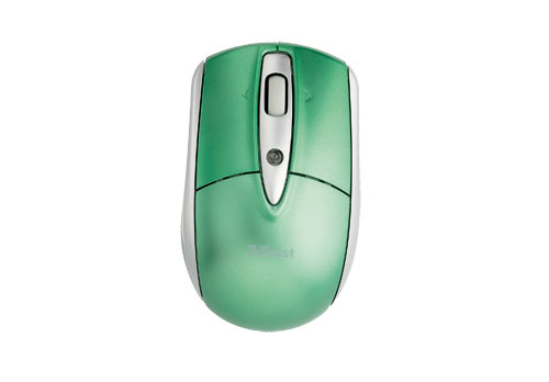 Trust Retractable Laser Mini Mouse for Mac & Windows PC - Green – image 3
