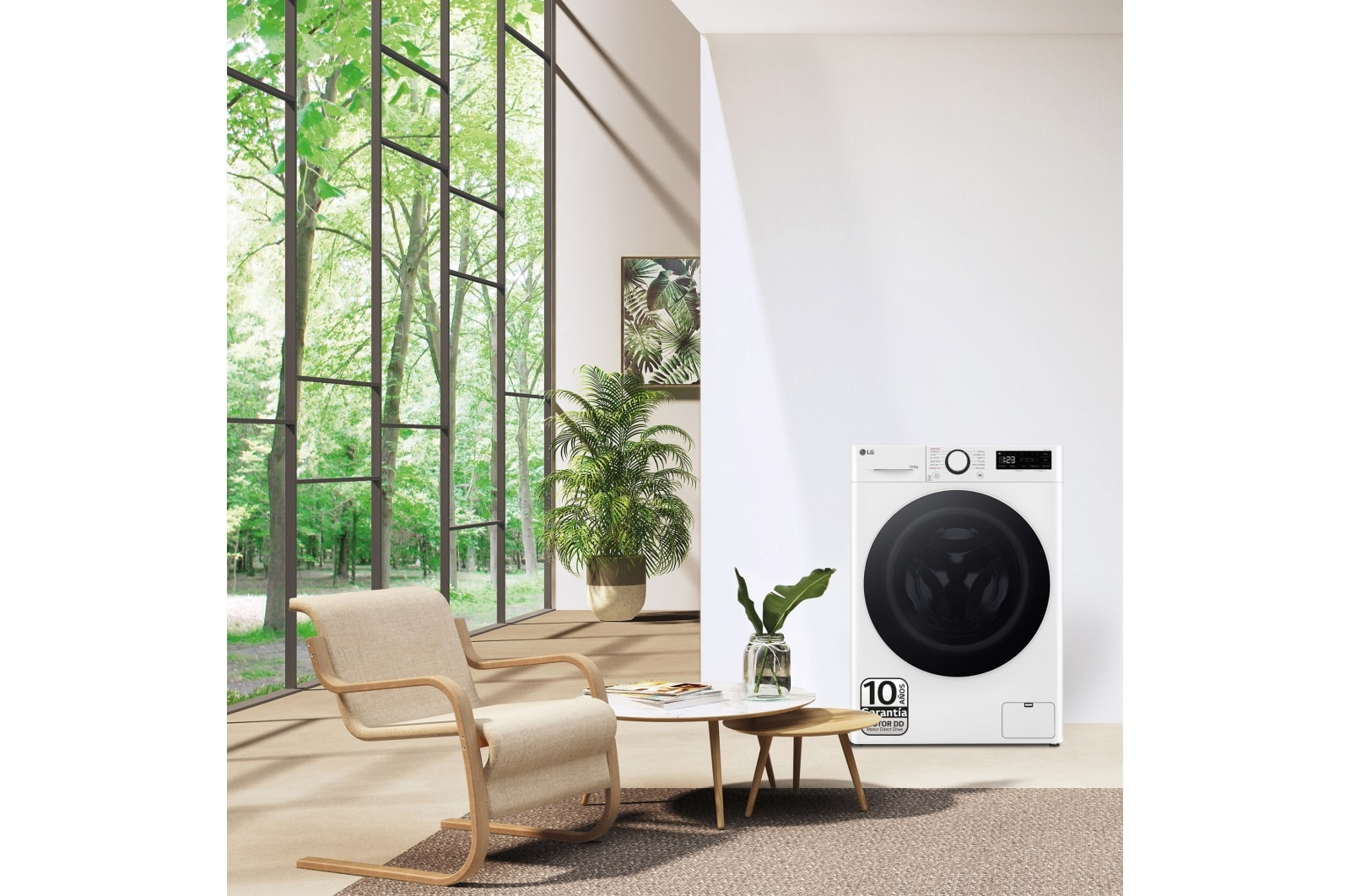 LG F4DR6010A0W washer dryer Freestanding Front-load White – image 7