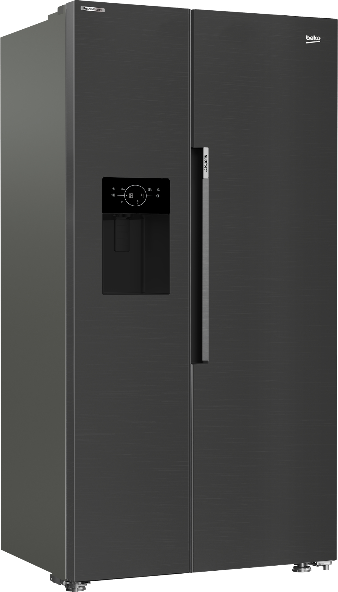 Beko ASN652VPZ Freestanding American Style Fridge Freezer with HarvestFreshTM – image 2
