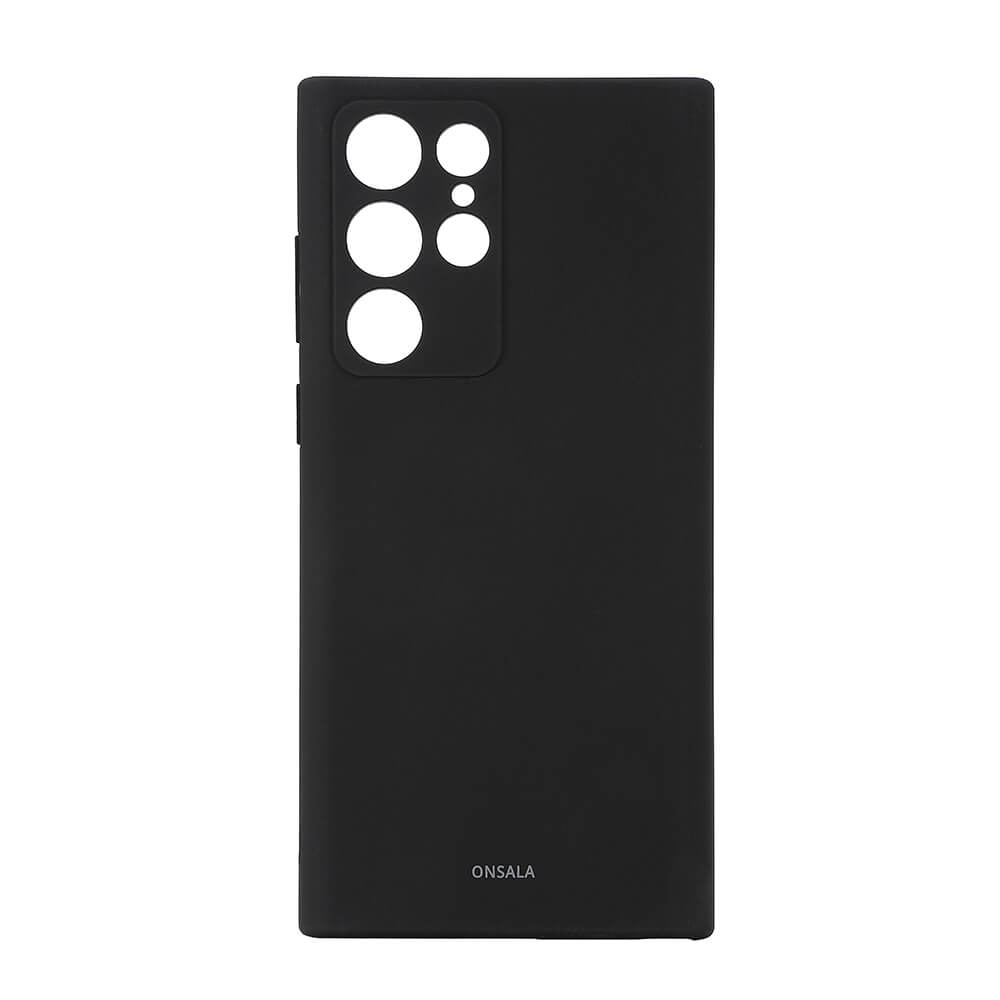 Onsala Phone Case Silicone Black - Samsung S22 Ultra