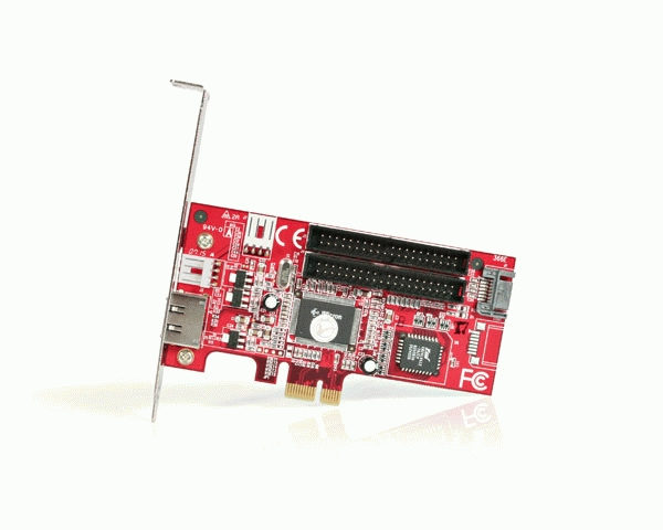 StarTech.com 2 Port SATA II and 2 Port IDE PCI Express Controller Card – image 2
