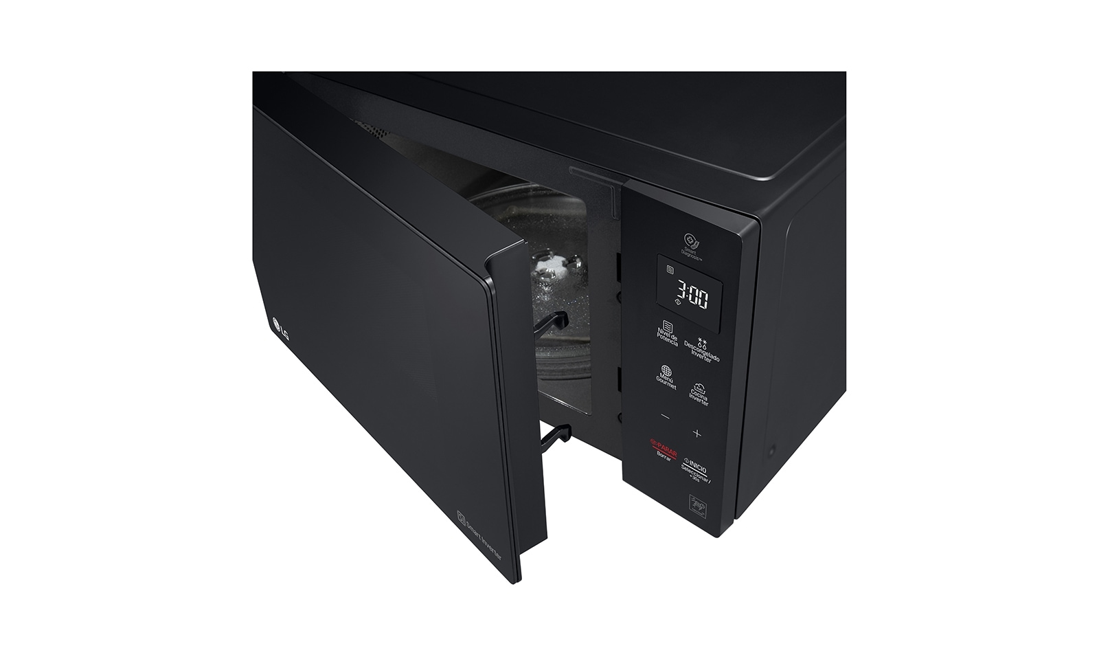 LG MS1536GIS microwave Black Grill microwave Countertop – image 6