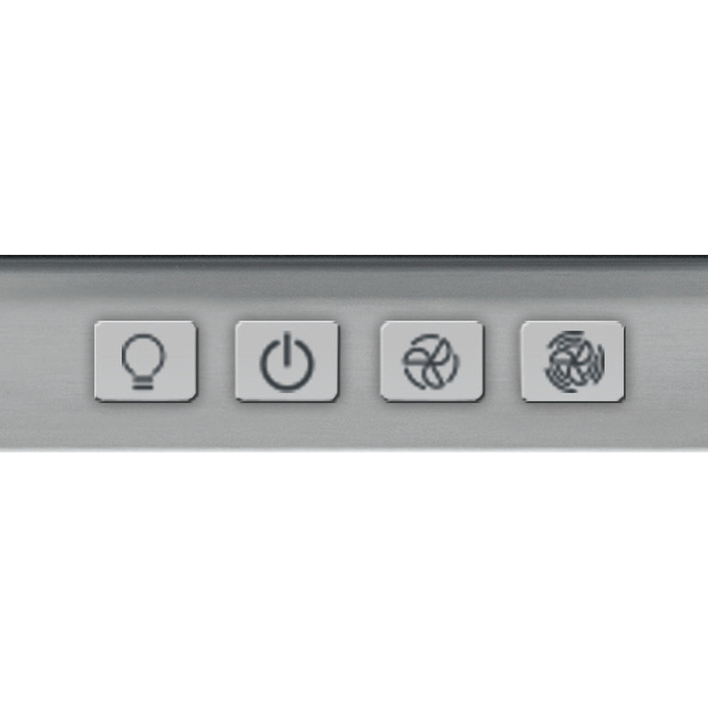 Hotpoint PHFG9.4FLMX cooker hood Wall-mounted Stainless steel 432 m³/h – image 2