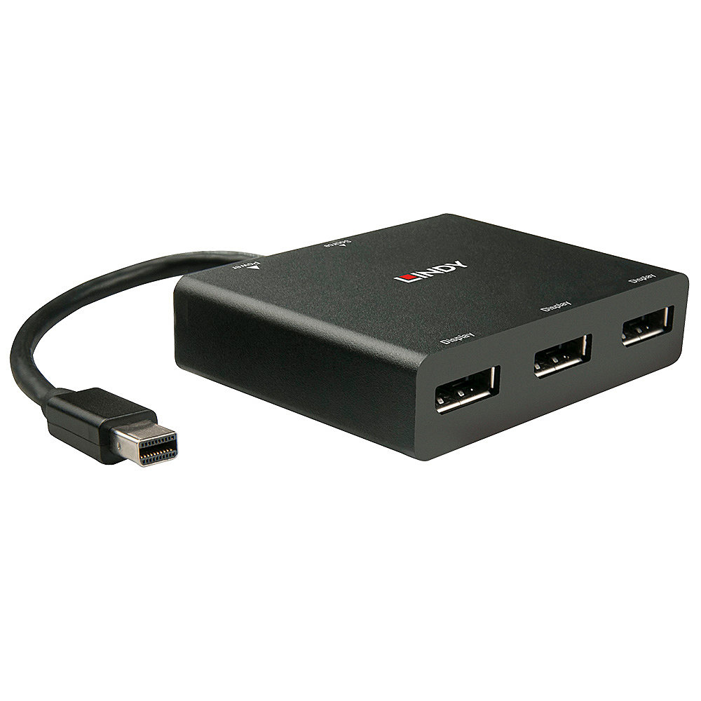Lindy 3 Port 4K Mini DisplayPort Hub – image 1
