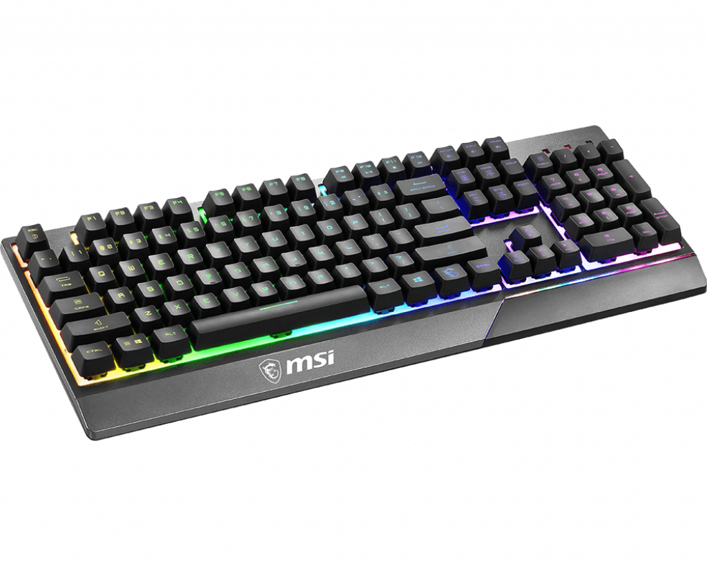 MSI VIGOR GK30 RGB MEMchanical Gaming Keyboard ' UK Layout, MECH. Membrane switches, 6-Zone RGB Lighting, RGB Mystic Light, water repellent keyboard design' – image 3
