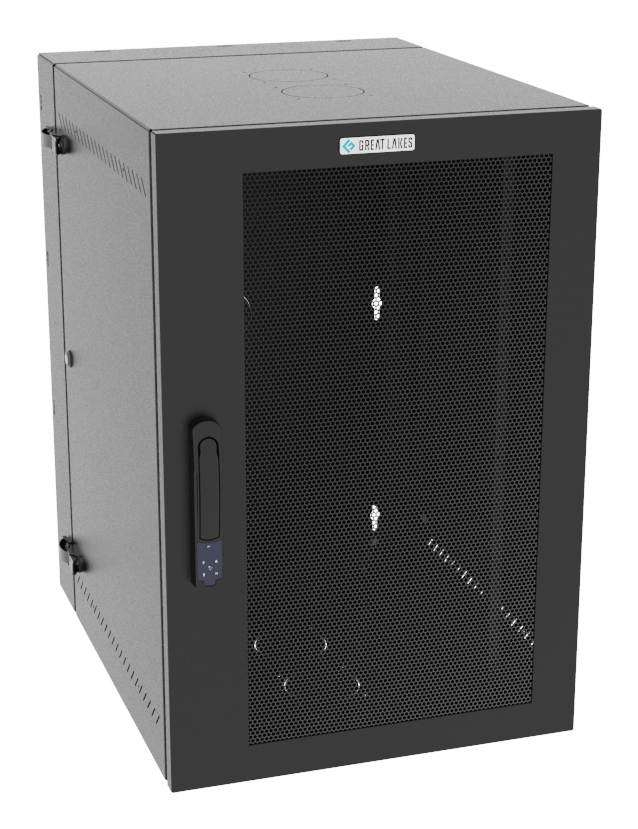 Vertiv VR Rack GL36WMCMM-B-SE-00-00 rack cabinet 19U Wall mounted rack Black – image 1